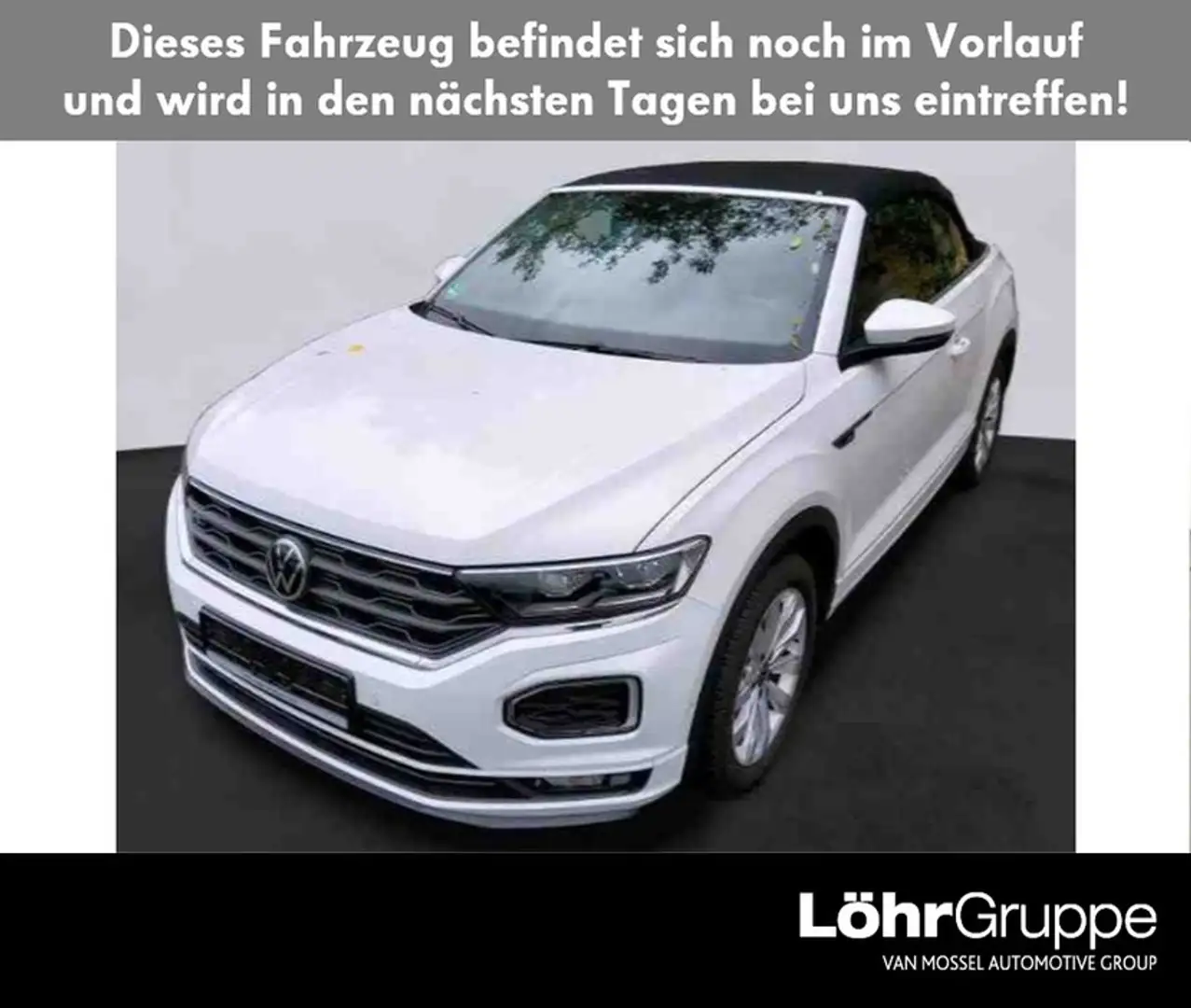 Volkswagen T-Roc Cabriolet 1.5 TSI DSG R-Line 17" Assistenz+ Kam... Weiß - 1