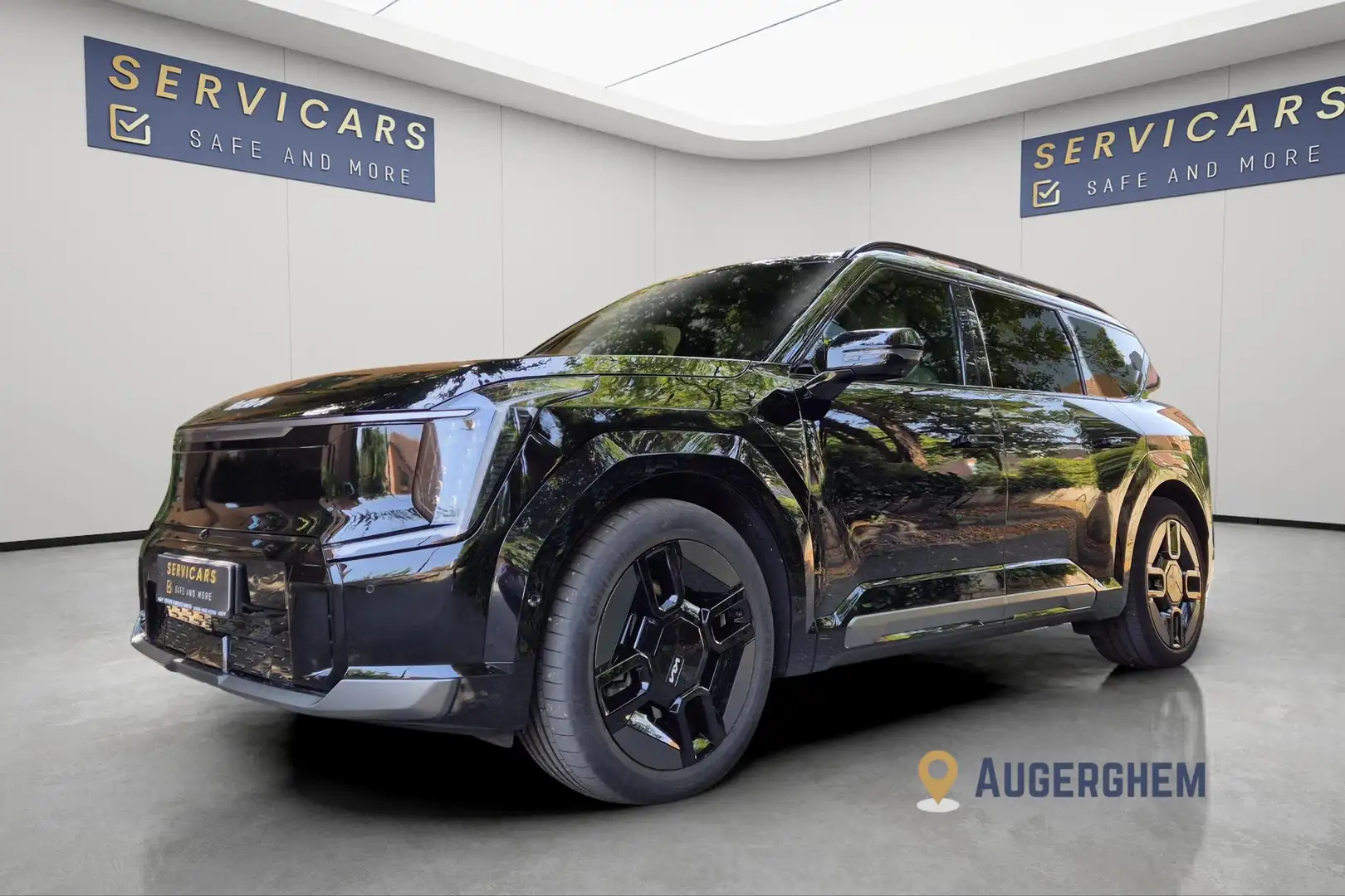 Kia EV9 EV9 99.8 kWh AWD GT Line / FULL-FULL-FULL Zwart - 1