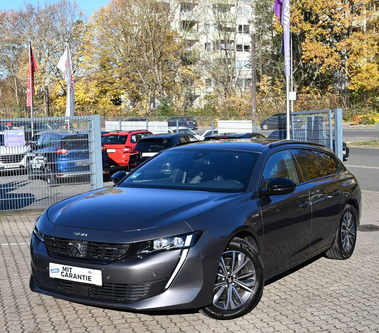 Peugeot 508 SW Hybrid 225 Allure Pack Leder Navi Standhz Gris - 2