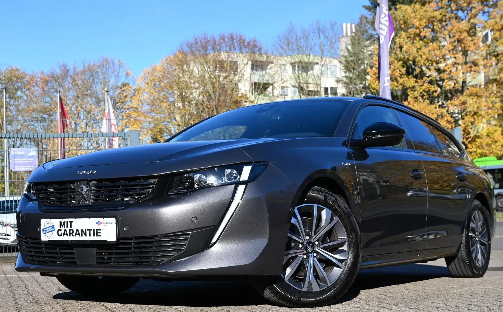 Peugeot 508 SW Hybrid 225 Allure Pack Leder Navi Standhz Gris - 1