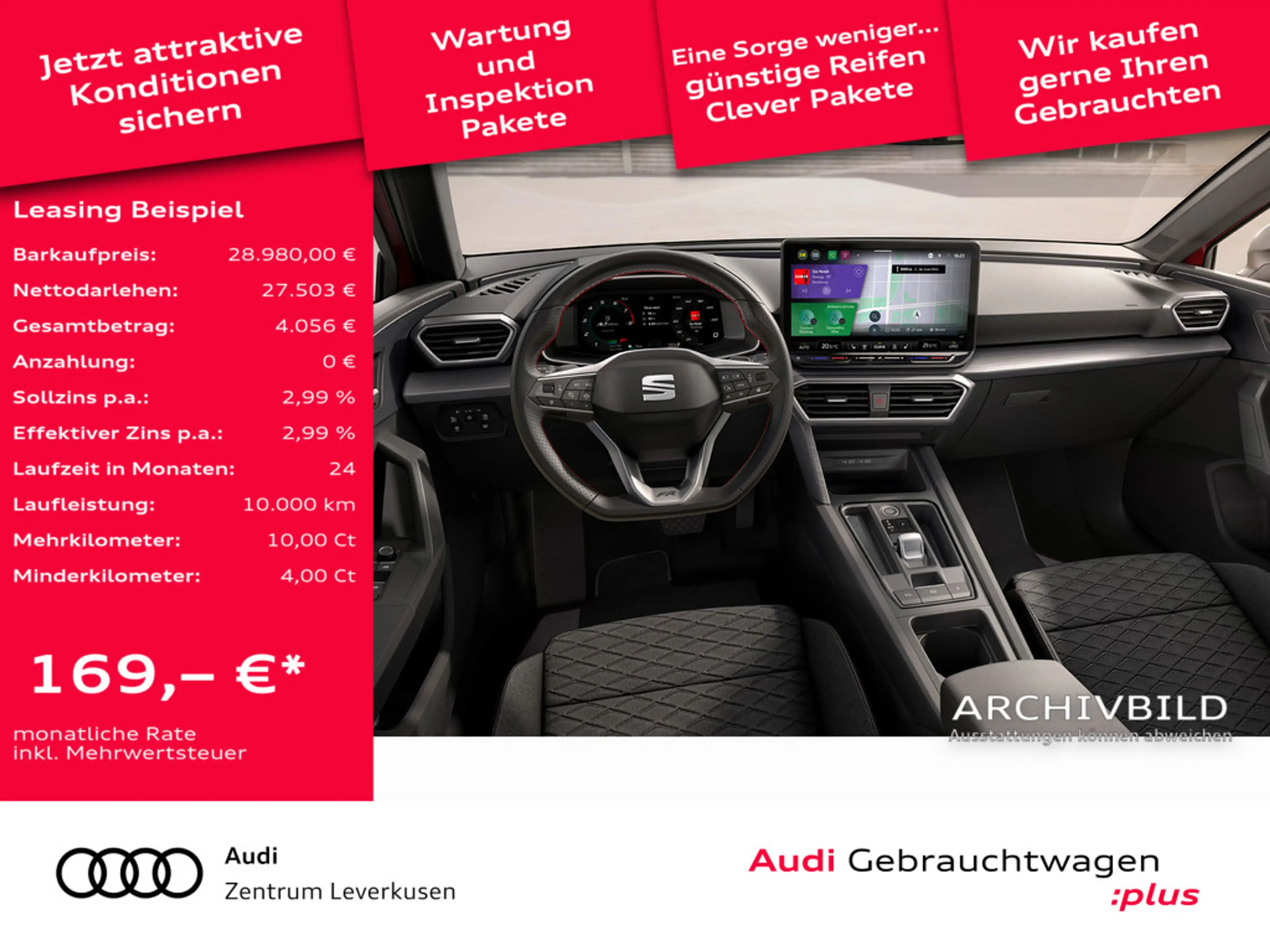 SEAT Leon FR MATRIX KAM KEYLESS ACC PDC NAVI SHZ — photo 2