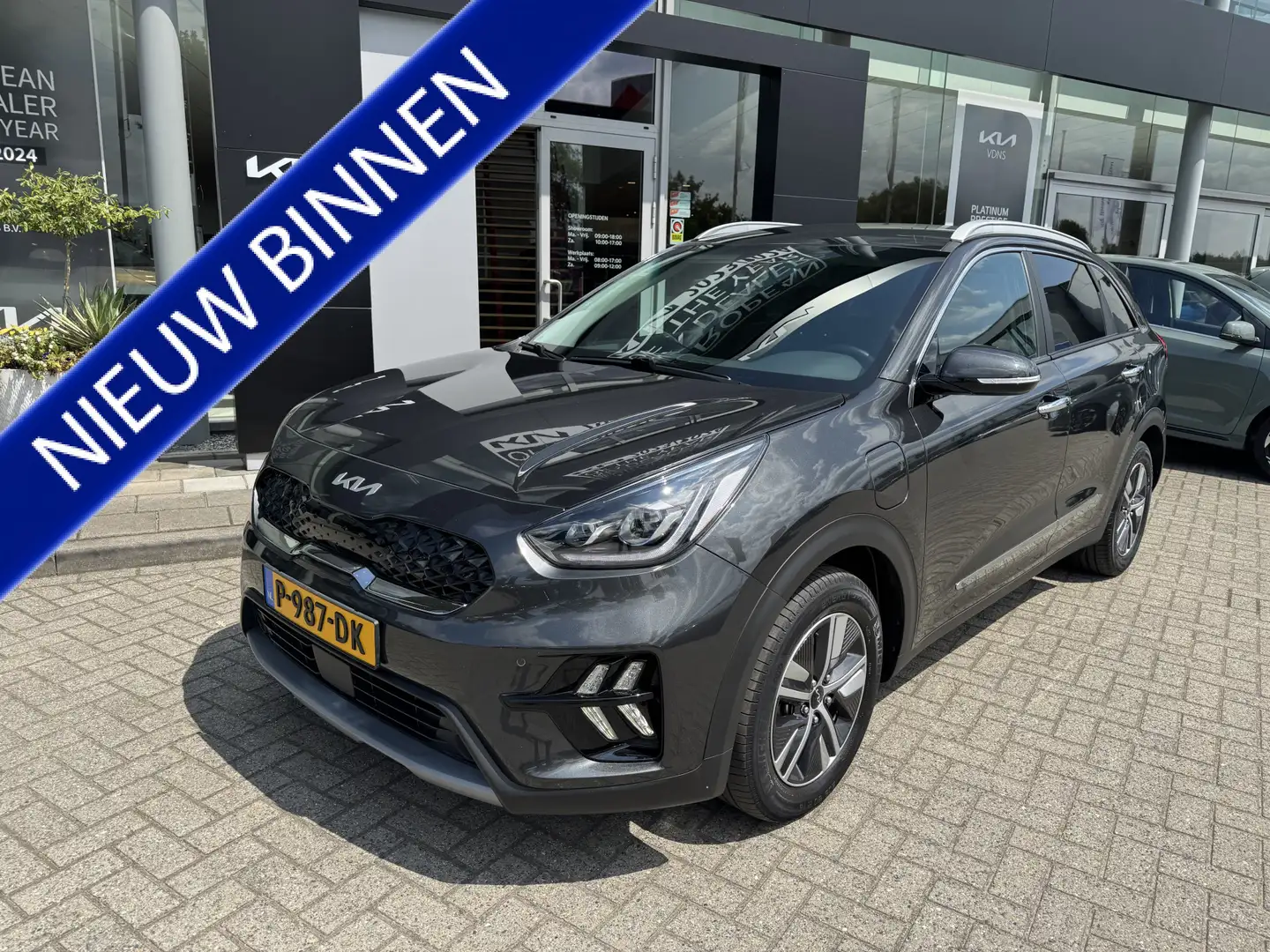 Kia Niro 1.6 GDi PHEV DynamicPlusLine Navi | Apple Carplay Grijs - 1
