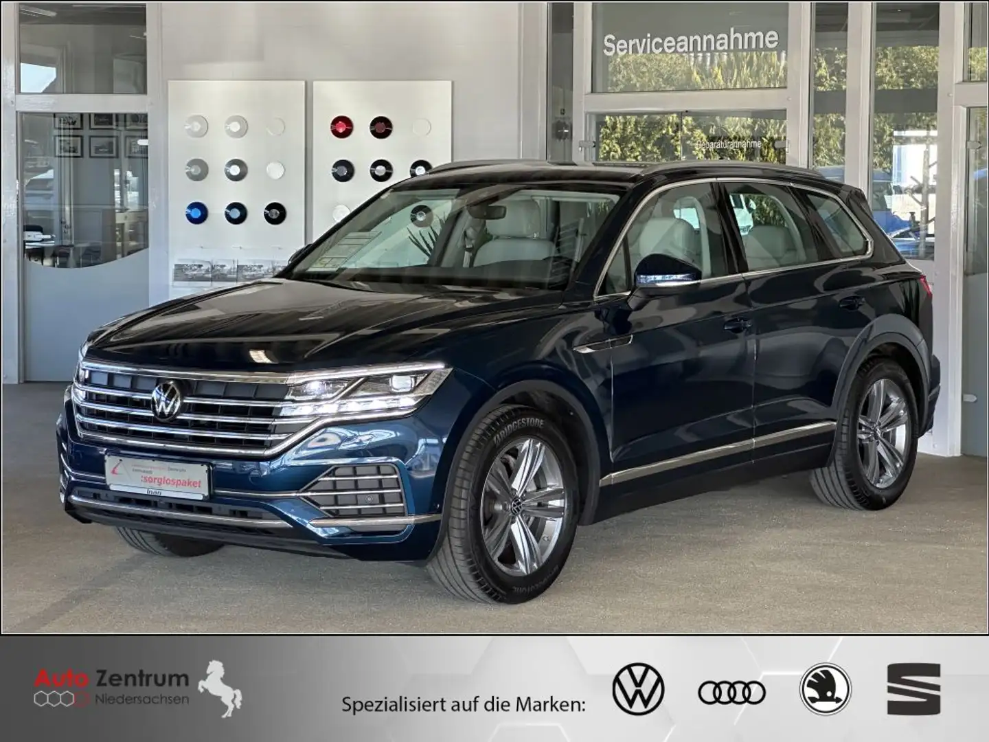 Volkswagen Touareg 3.0 V6 TDI  Elegance Allradlenkung Matrix StandHz Blau - 2