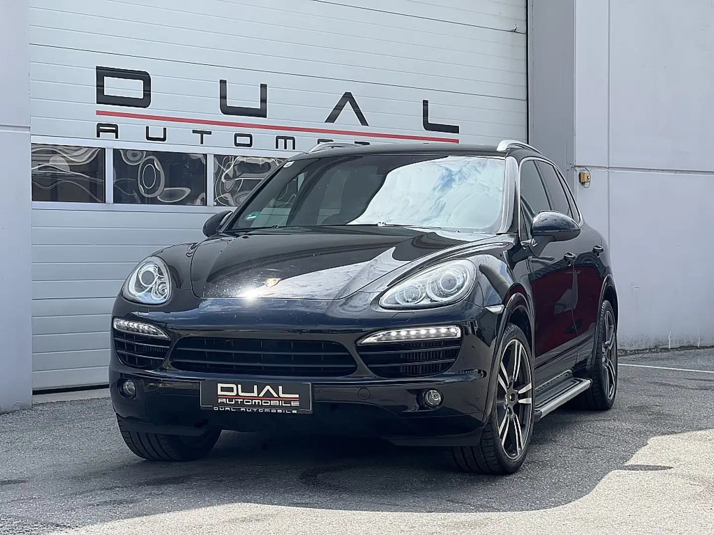 Porsche Cayenne II 3,0 Diesel Aut.|ACTIVE SOUND|AHK|LUFT|NAVI|RFK Schwarz - 1
