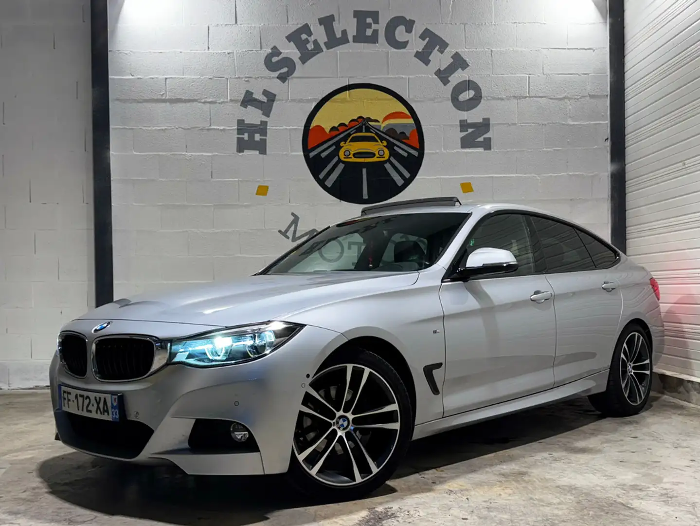 BMW 320 320D GT LCI PACK M 190CV BOITE AUTO TOIT OUVRANT GARANTIE 12 MOIS Argento - 1