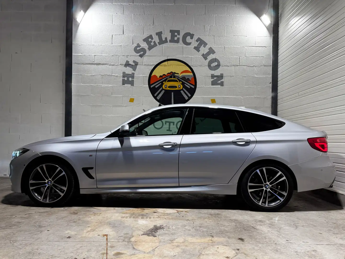 BMW 320 320D GT LCI PACK M 190CV BOITE AUTO TOIT OUVRANT GARANTIE 12 MOIS Argent - 2