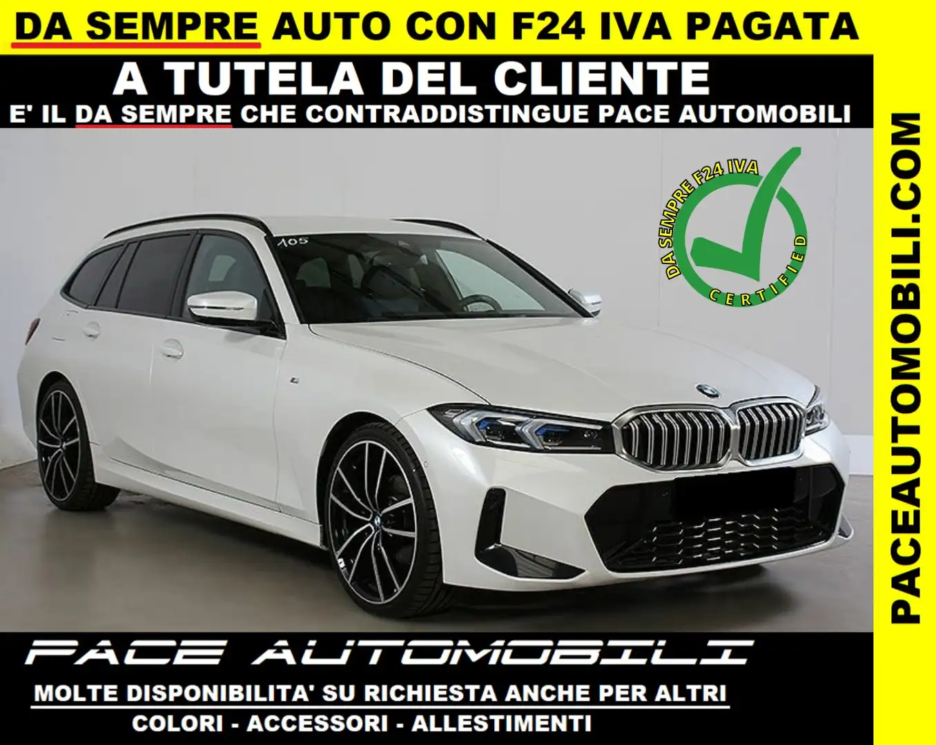BMW 320 XD M SPORT MSPORT M-SPORT COCKPIT VIRTUAL PELLE Bianco - 1