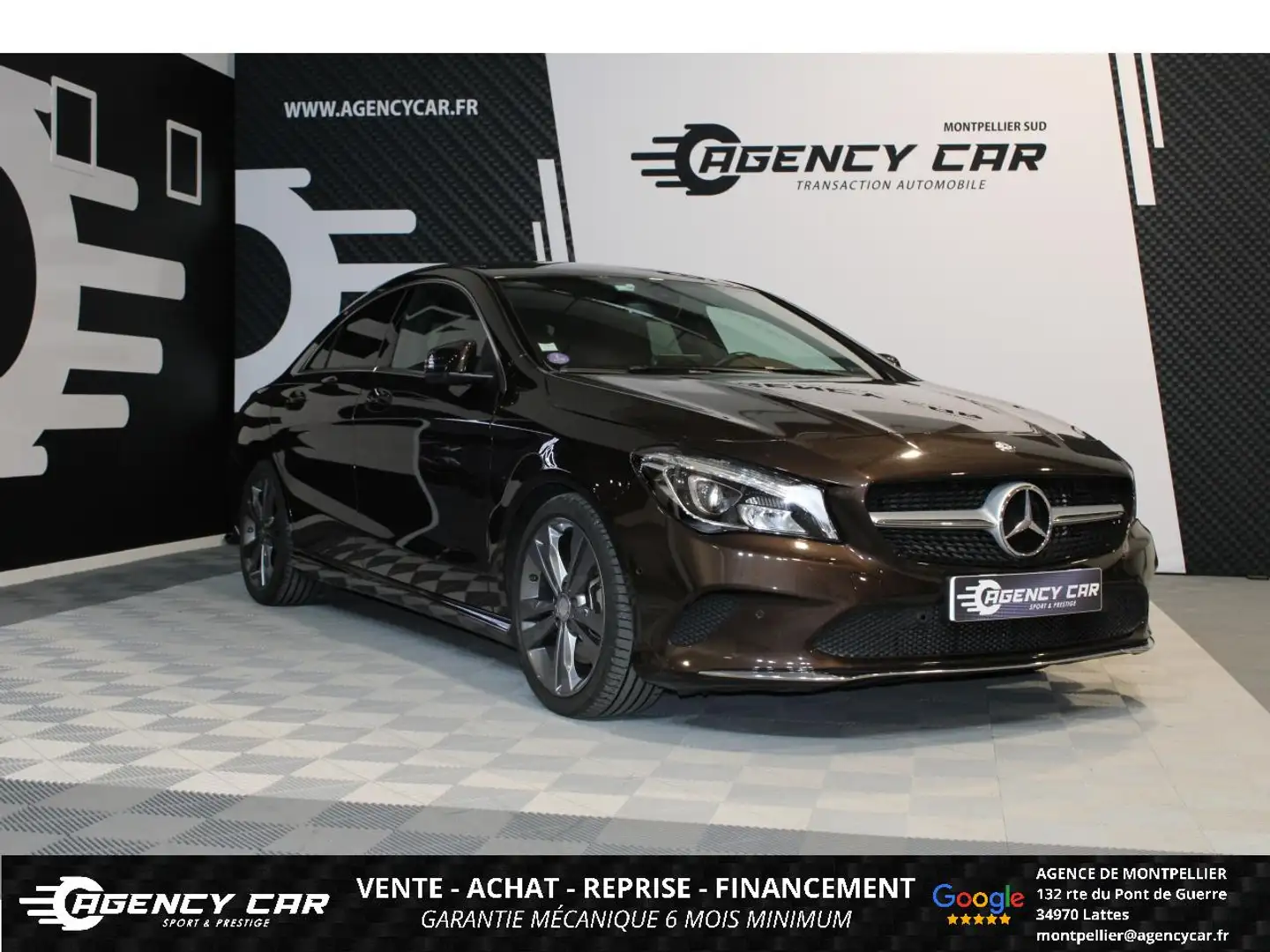 Mercedes-Benz CLA 250 250 - BV 7G-DCT  Fascination 4-Matic PHASE 2 Suivi Mercedes Brun - 1