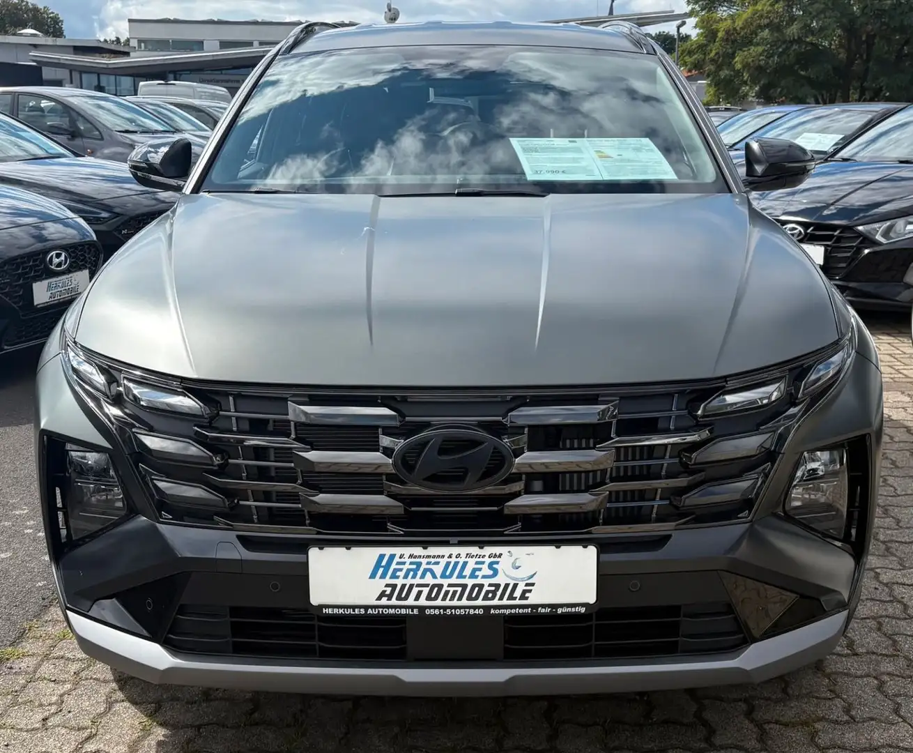 Hyundai TUCSON 1.6 T-GDI 48V DCT /Alcantara/Navi/Kamera Grün - 2