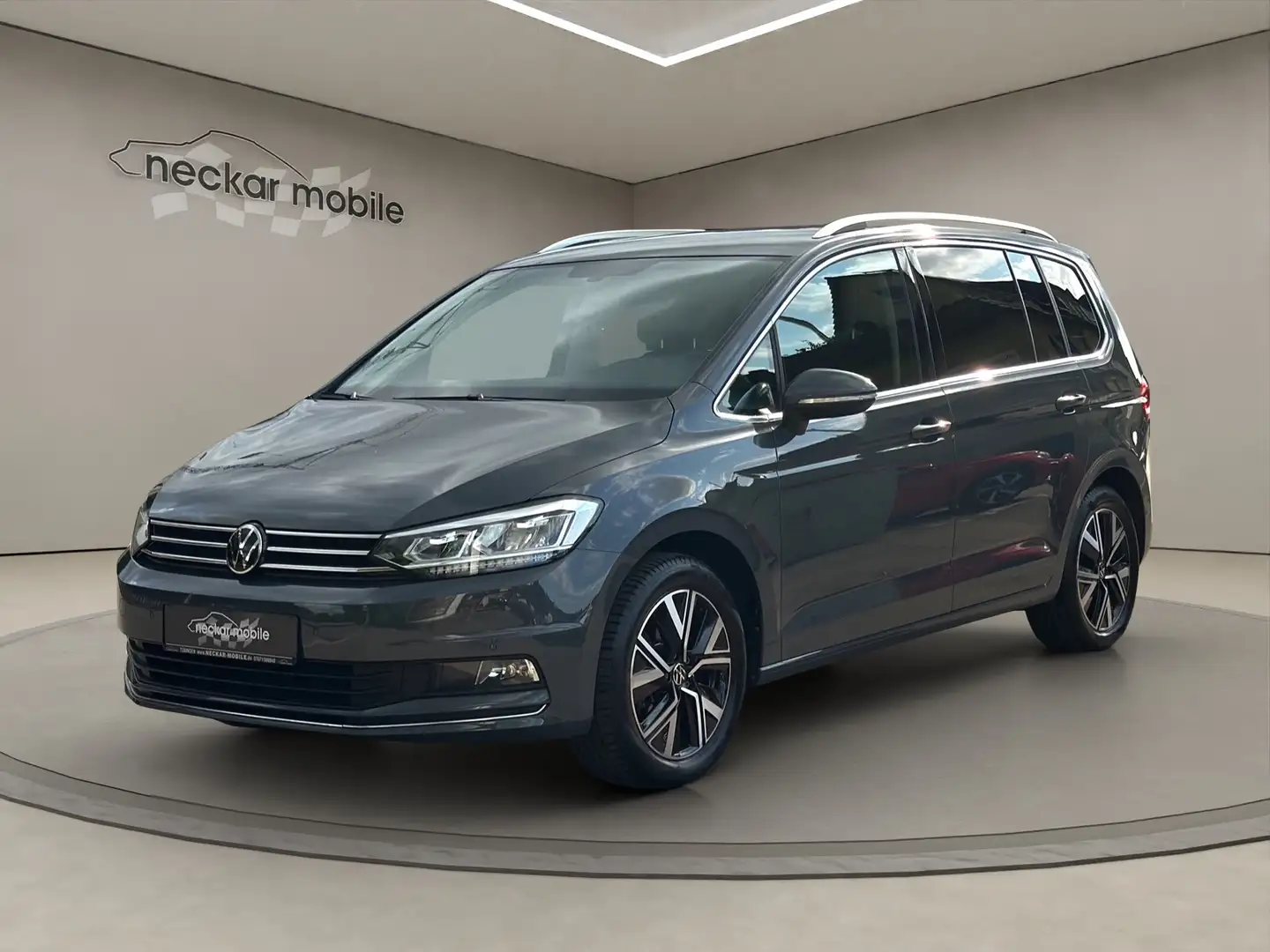 Volkswagen Touran 1.5TSI Highline DSG 7Sitz AHK KAM LED ACC Gris - 2