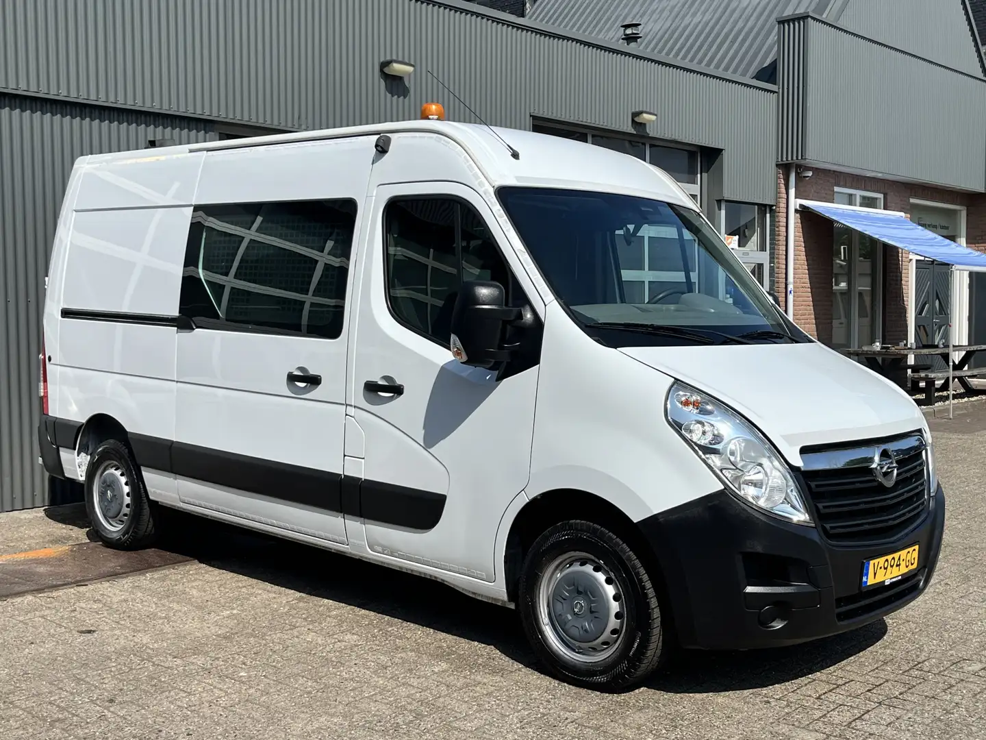 Opel Movano 2.3 CDTI L2H2 Airco Cruise controle Omvormer Kasti Wit - 1