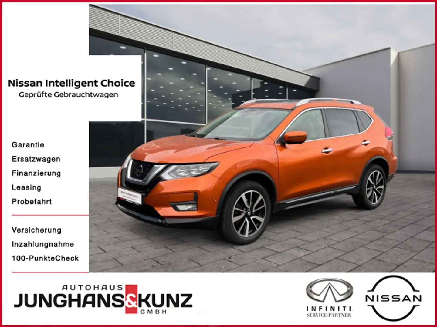 Nissan X-Trail X-TRAIL 2,0 dCi TEKNA 6MT 4x4 5 Sitze PGD NAVI K Orange - 1