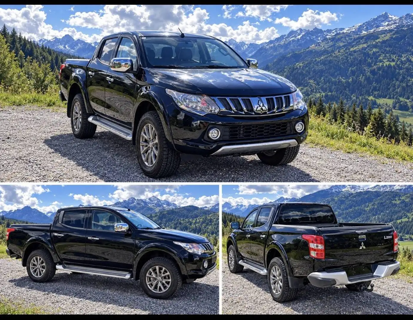 Mitsubishi L200 L 200 2,4 DI-D HP 4WD Doppelkabine Instyle Connect Aut. Instyle Connect Schwarz - 1