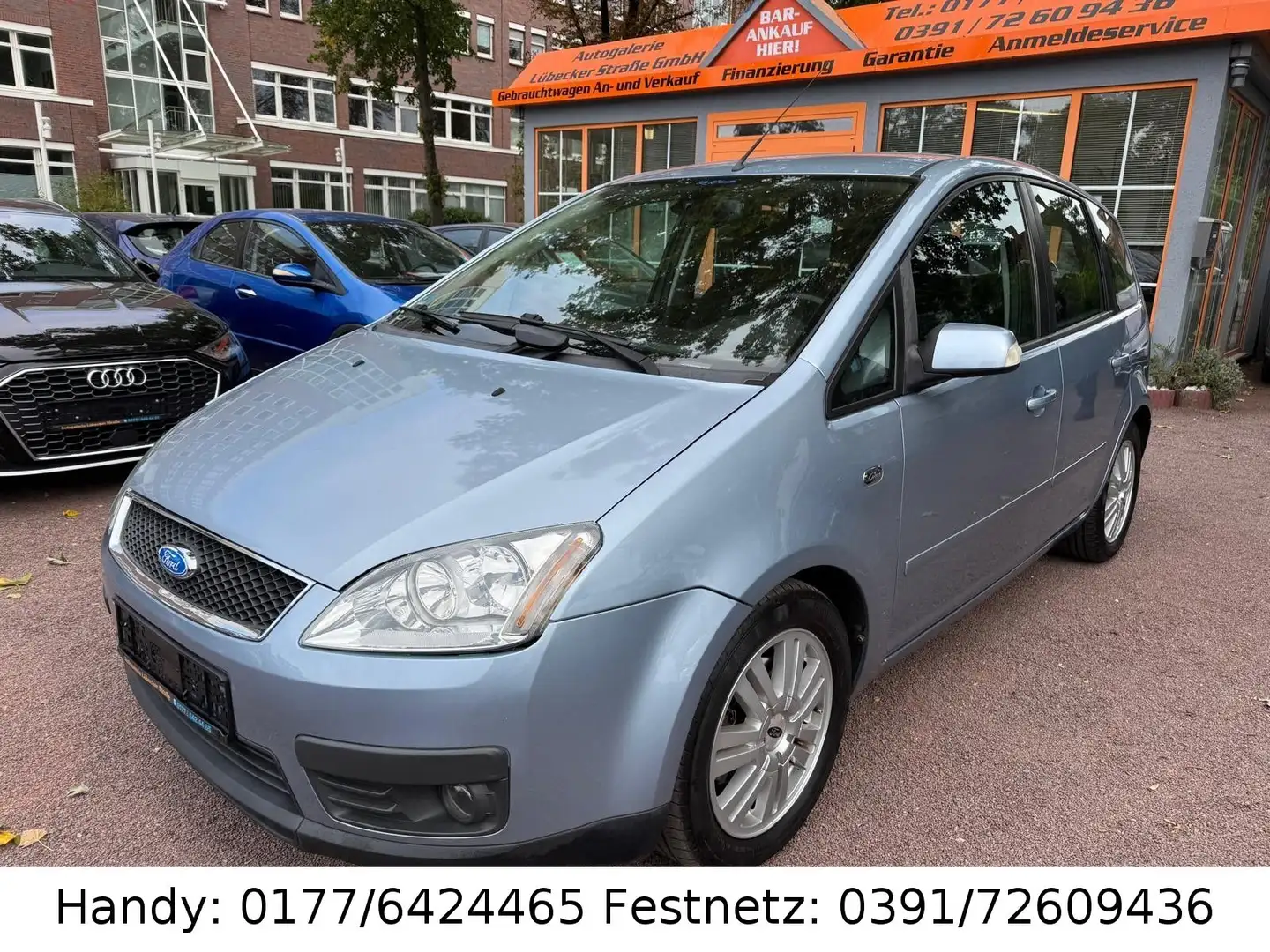 Ford C-Max 1,6 Ti-VCT Ghia KLIMAAUTOMATIK/SHZ/AHK/ALU Blau - 1