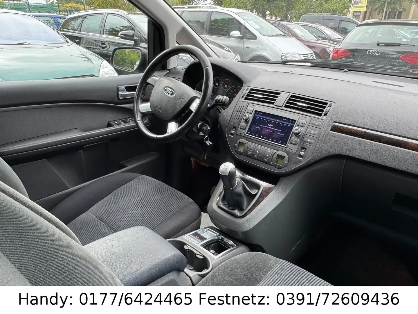 Ford C-Max 1,6 Ti-VCT Ghia KLIMAAUTOMATIK/SHZ/AHK/ALU Blau - 2