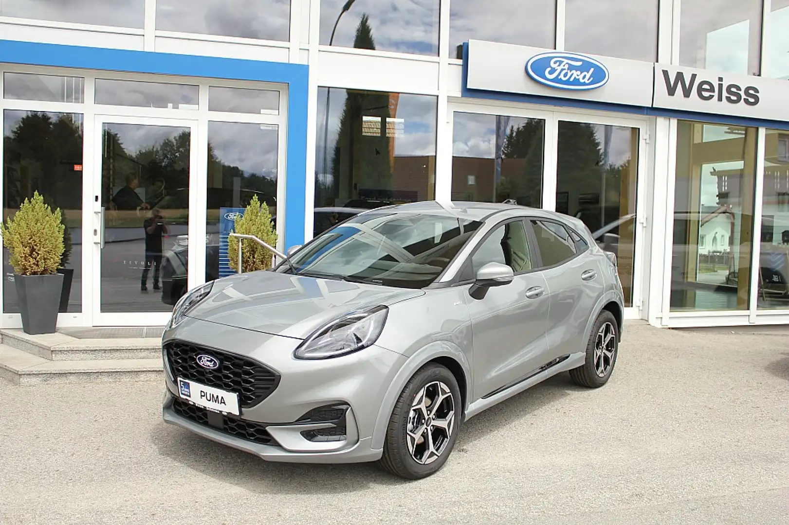 Ford Puma 1,0 EcoBoost Hybrid ST-Line Silber - 1