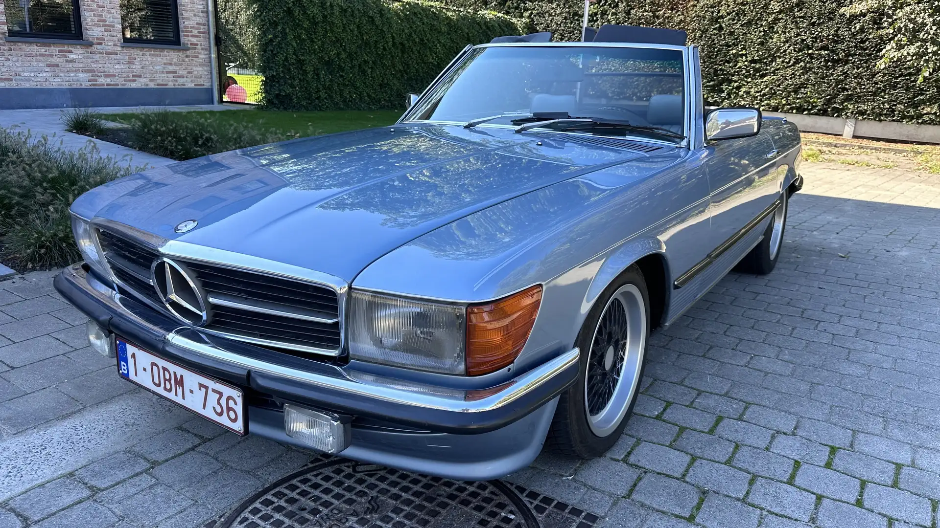 Mercedes-Benz SL 280 Belgische 280SL diamantblauw en hardtop - 1