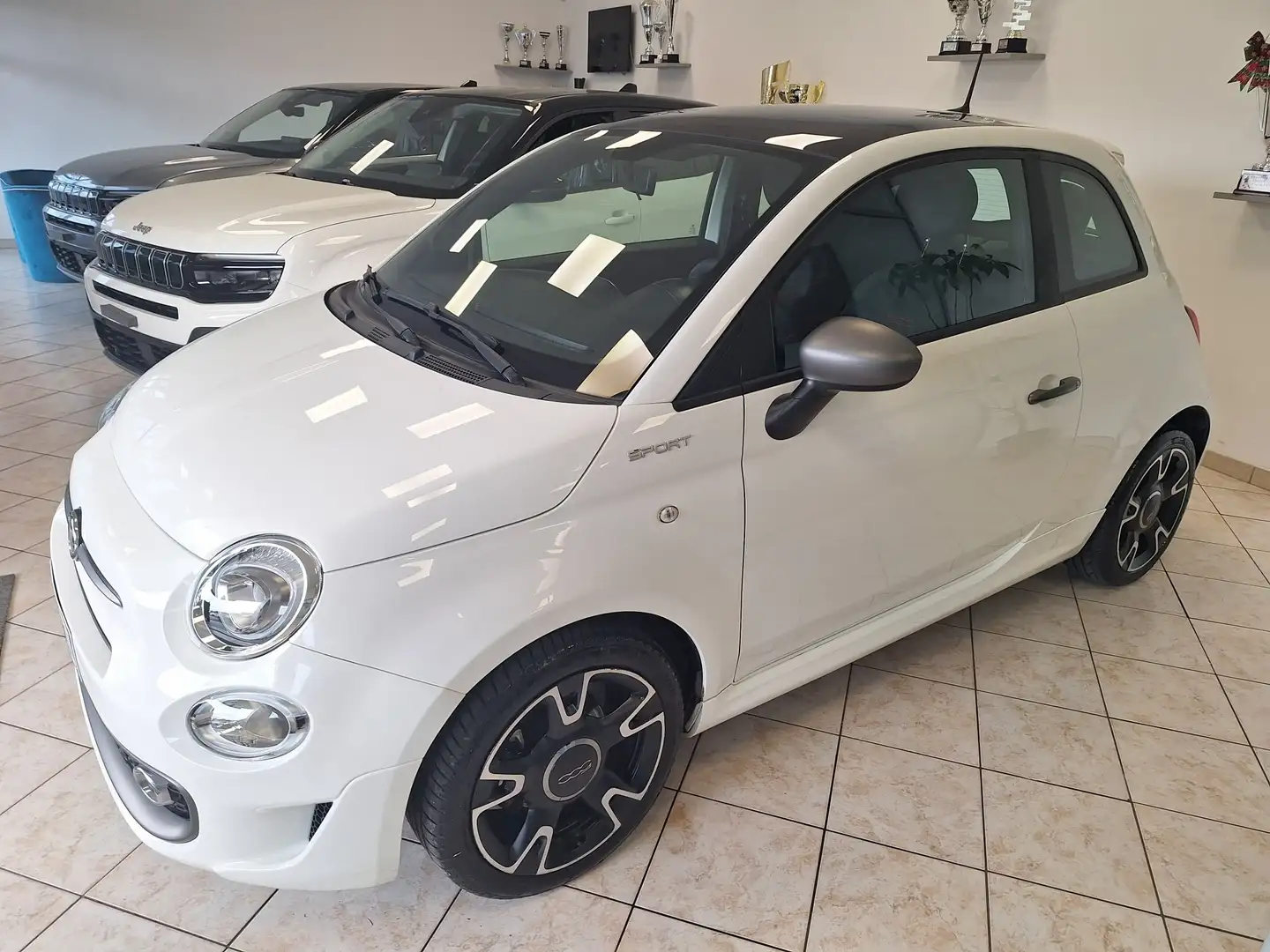 Fiat 500 1.0 hybrid Sport 70cv Blanc - 1