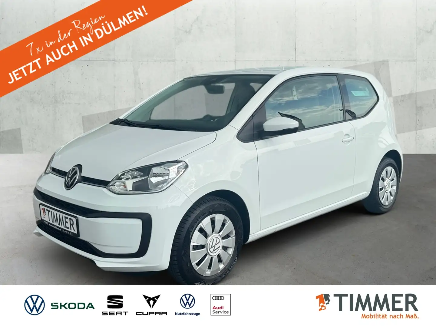 Volkswagen up! 1.0 Move *CLIMA *ALLWETTER *TELEFON * Weiß - 1