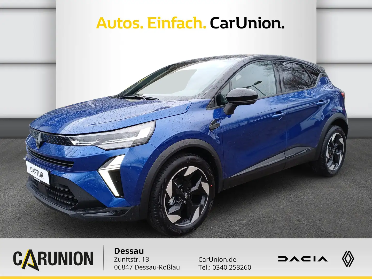 Renault Captur Techno Mild Hybrid 140 LED/KAMERA/SH Blau - 1