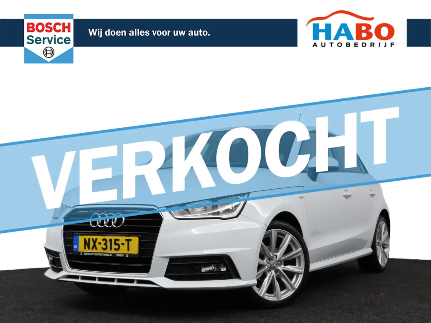 Audi A1 SPORTBACK 1.0 TFSI ADRENALIN S-LINE 5DRS ECC/CRUIS Blanc - 1