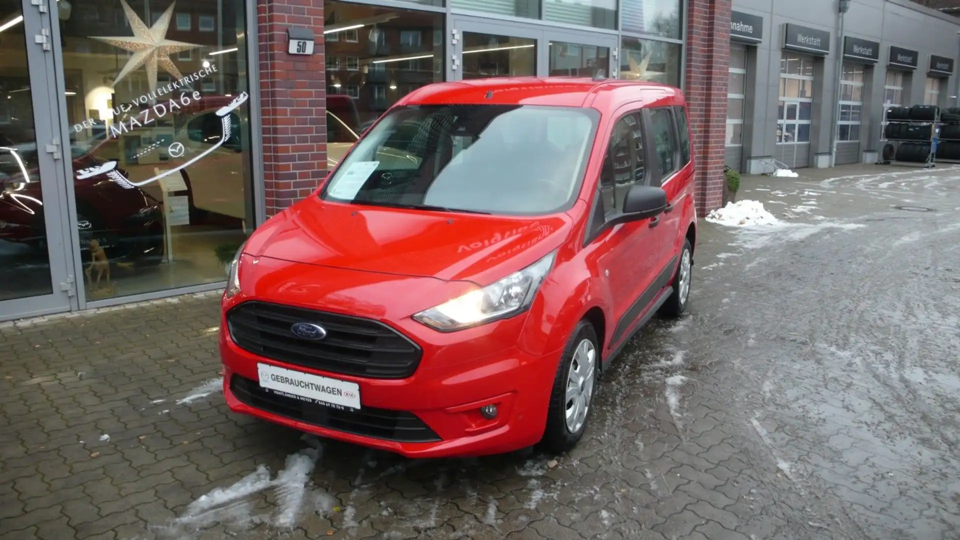 Ford Transit Connect 5-Sitzer Schiebetüren 26.220 KM Rot - 2