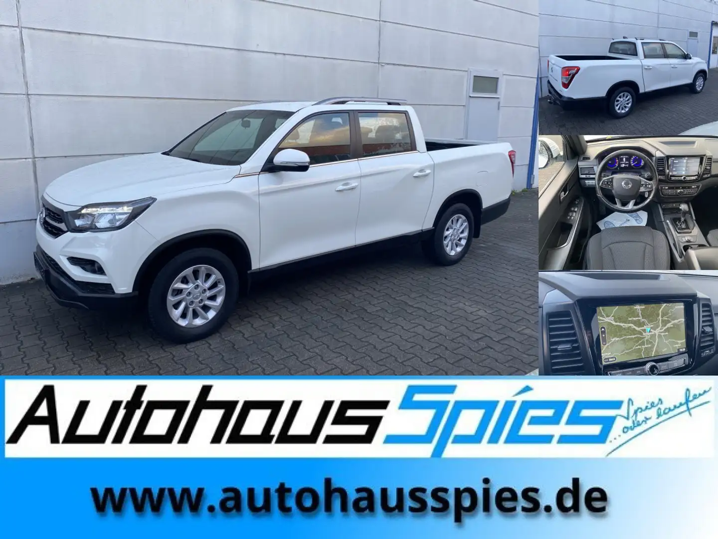 SsangYong Musso Grand 2,2 E-XDI 4WD AT Quartz Nav Weiß - 1