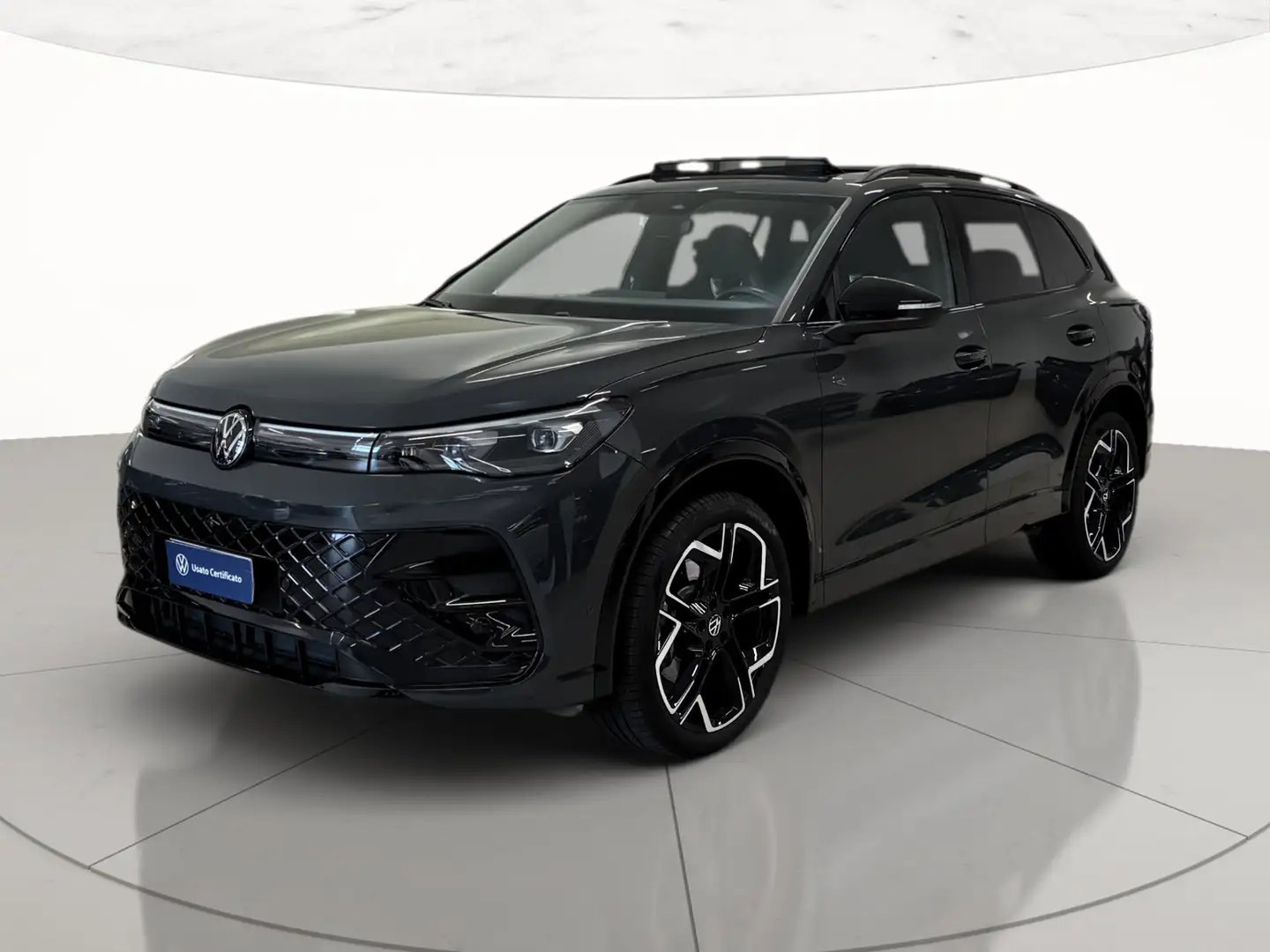 Volkswagen Tiguan 2.0 tdi r-line plus 4motion 193cv dsg Gris - 1