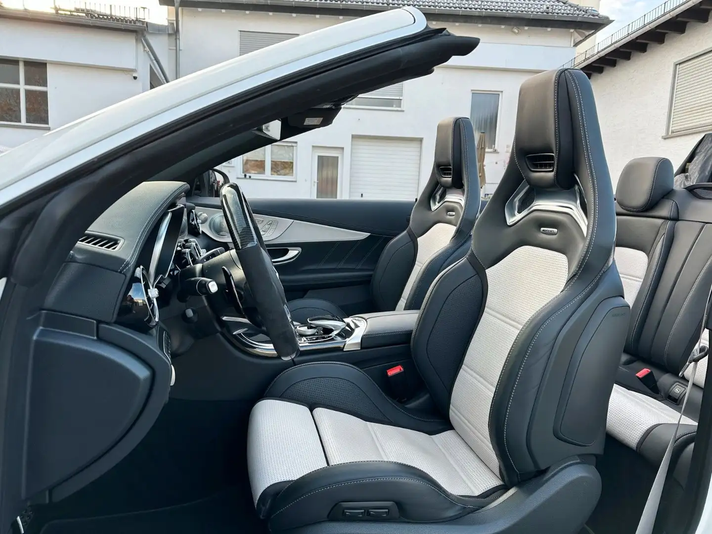 Mercedes-Benz C 63 AMG C 63 S AMG Perf-Sitze*Manufaktur*Abgas*DISTR+ Blanc - 1