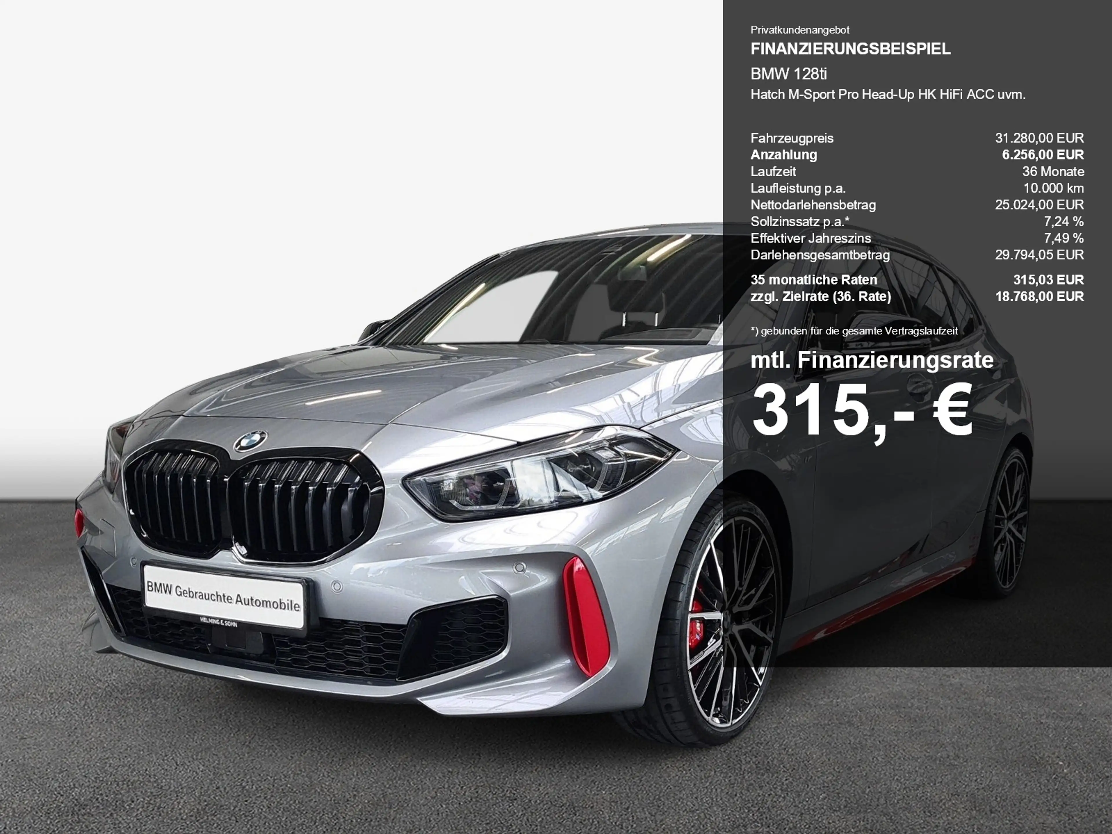 BMW 128 ti Hatch M-Sport Pro Head-Up HK HiFi ACC uvm. — photo 2