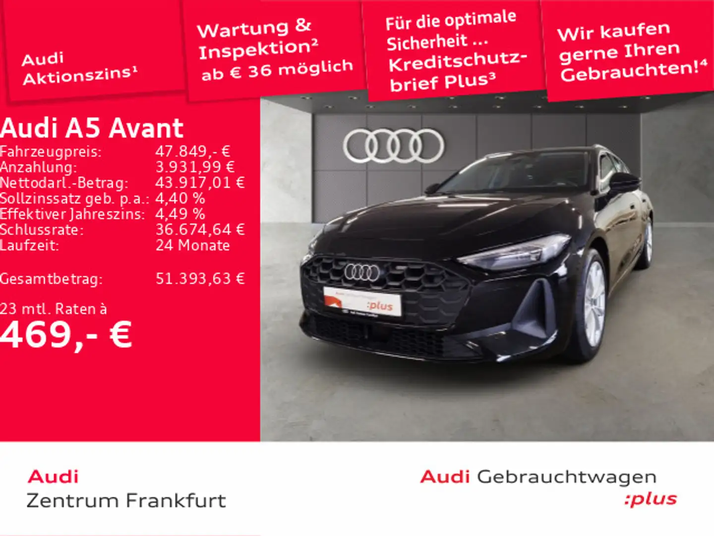 Audi A5 TFSI quattro S tronic Navi DAB VC PDC S Schwarz - 1