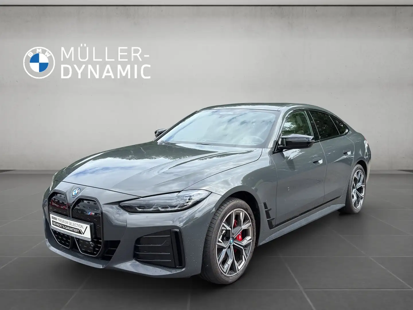 BMW i4 M50 M SPORT PRO HUD HIFI RÜCKFAHR SHZ Grijs - 1