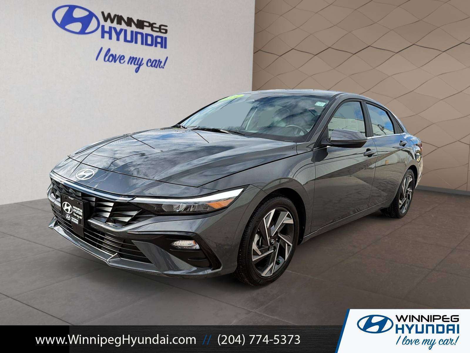 Gray 2024 Hyundai Elantra Sedan  Automatic