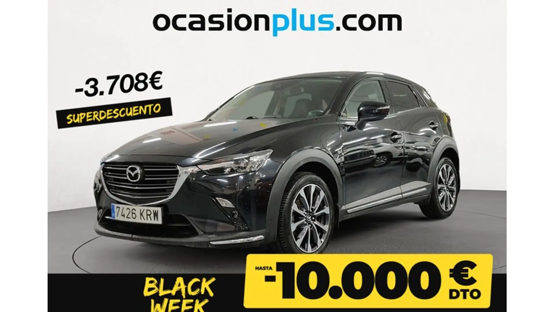 Mazda CX-3 1.8 Skyactiv-D Zenith 2WD 85kW Schwarz - 1