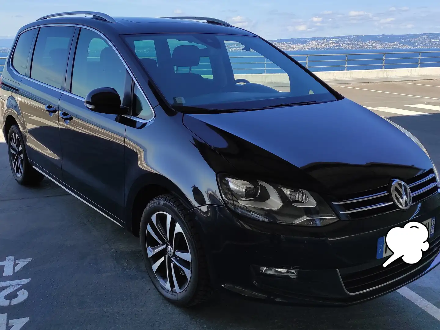 Volkswagen Sharan Sharan 2.0 tdi  150cv auto Nero - 1