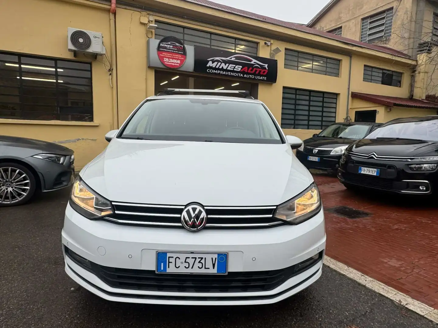Volkswagen Touran Touran III 2015 2.0 tdi Executive Bianco - 2