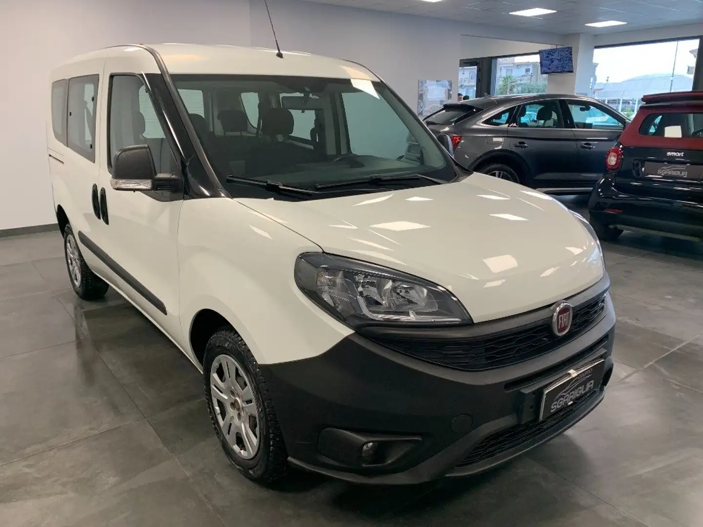 Fiat Doblo 1.3 MJT 5 Posti Combi N1 AUTOCARRO Blanc - 1