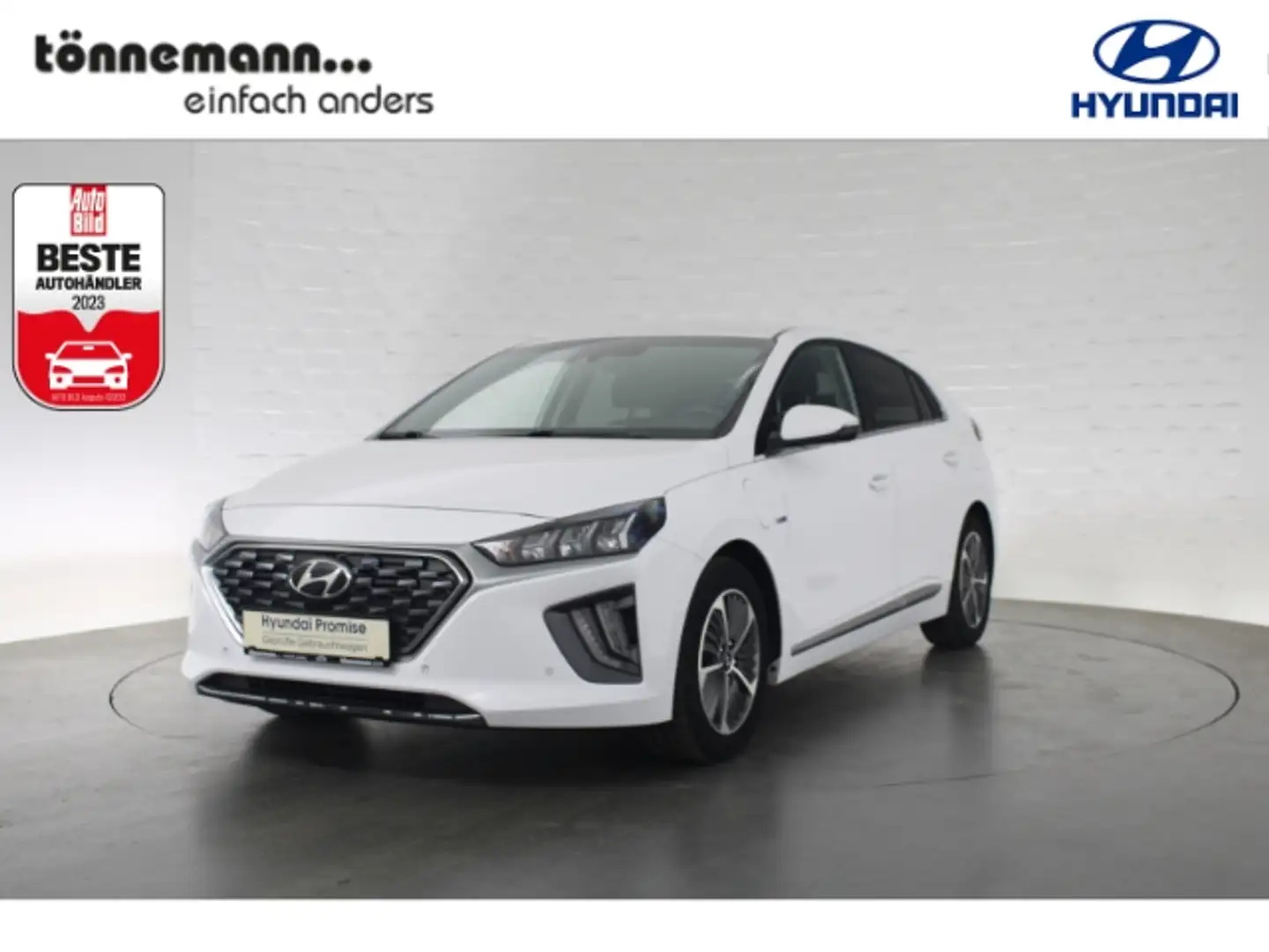 Hyundai IONIQ PREMIUM PHEV DCT+VOLL LED+NAVI+SOUNDSYSTEM+KLIMASI White - 1