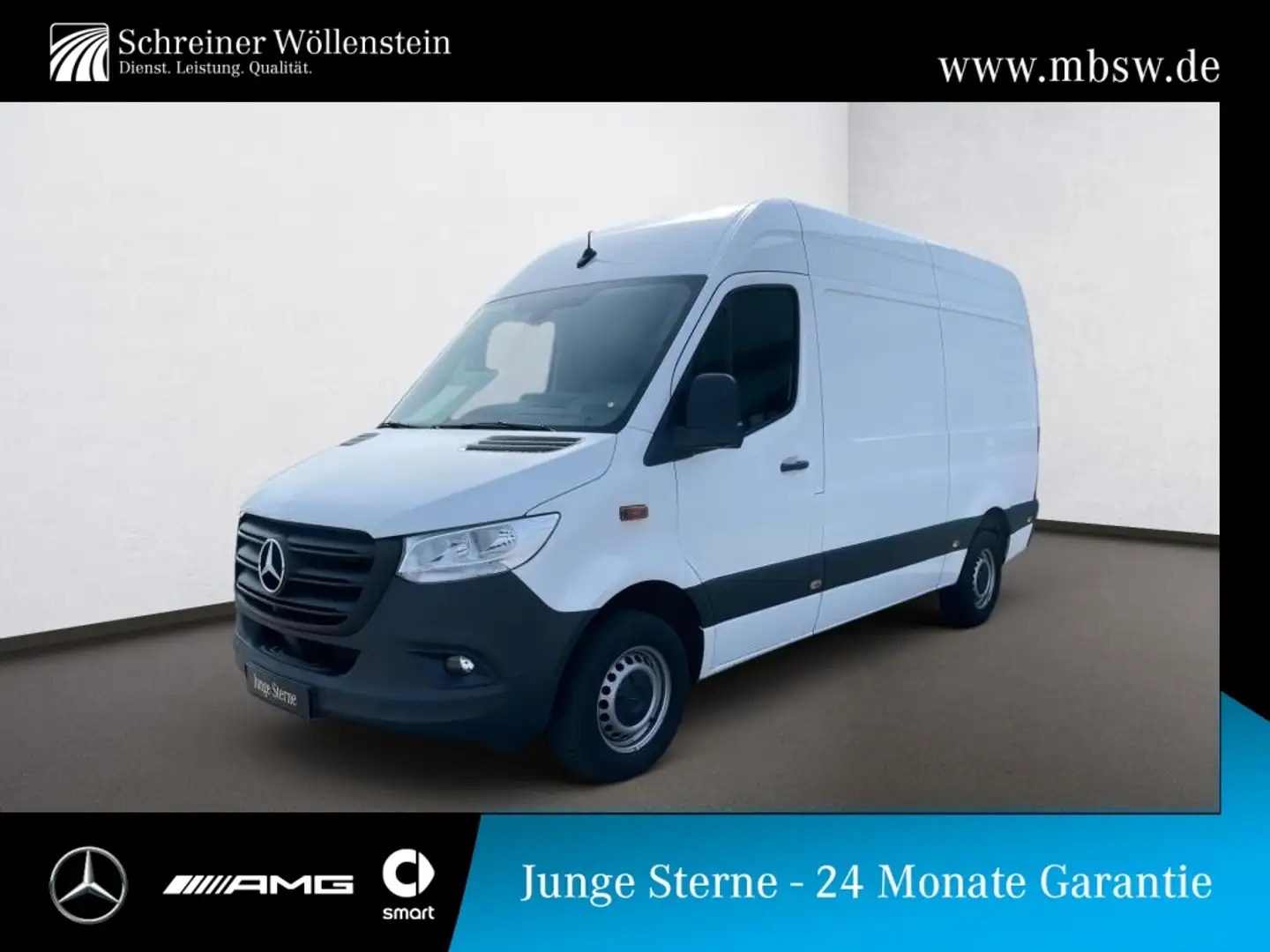 Mercedes-Benz Sprinter 317 L2H2 NAVI*9GTRONIC*TEMPMATIC* Weiß - 1