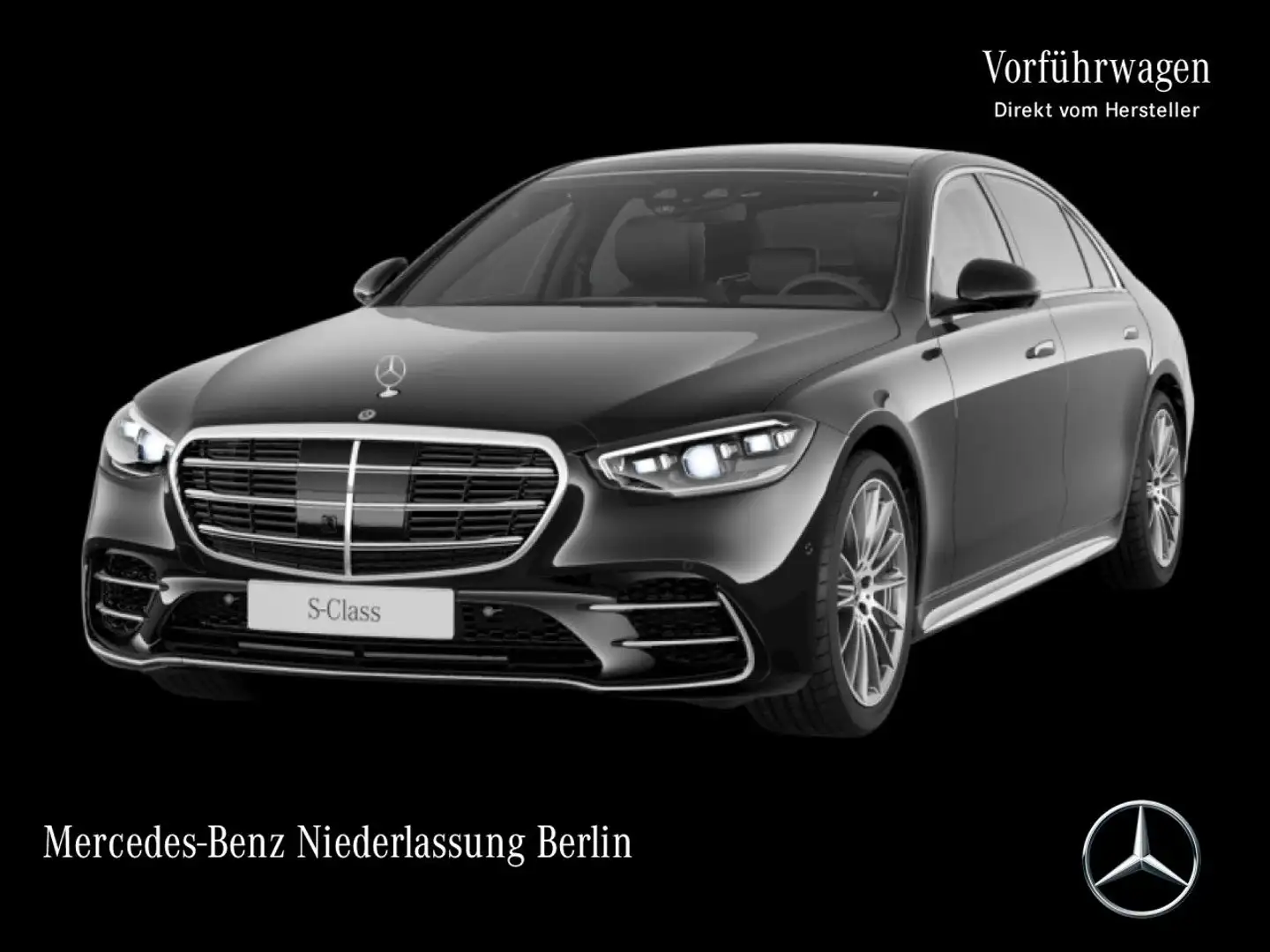 Mercedes-Benz S 450 d L 4M AMG+PANO+MULTIBEAM+BURMESTER3D+STHZG Noir - 1