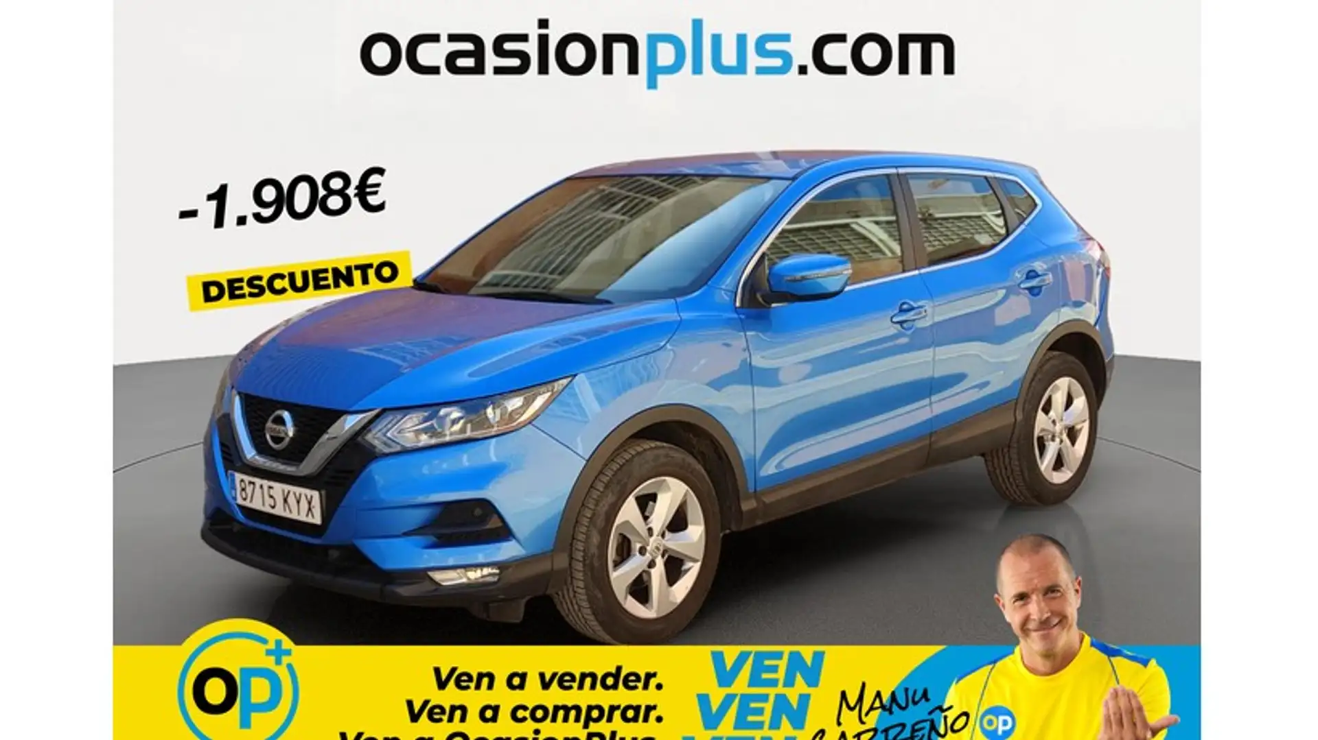 Nissan Qashqai 1.2 DIG-T N-Connecta 4x2 Azul - 1