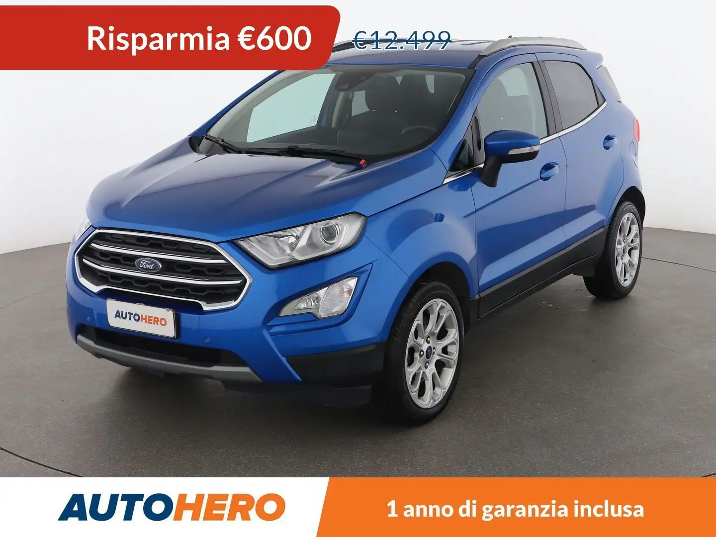 Ford EcoSport 1.0 EcoBoost Titanium 125 CV Blu/Azzurro - 1