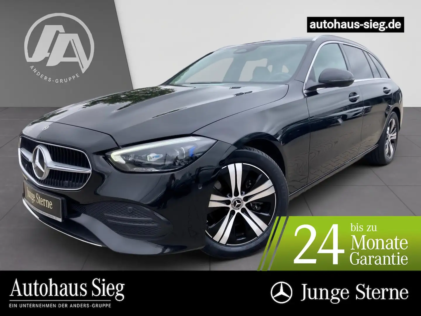 Mercedes-Benz C 200 d T Avantgarde+LED+Kam+AHK+DIGITAL+Apple Schwarz - 1