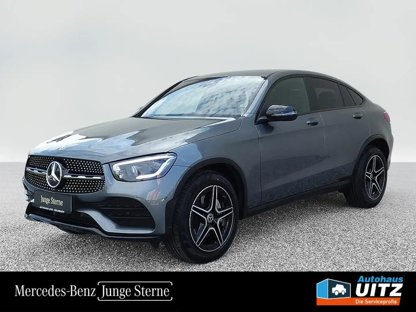 Mercedes-Benz GLC 220 d 4MATIC Coupé +AMG+MBeam+Night+Distr Grau - 1