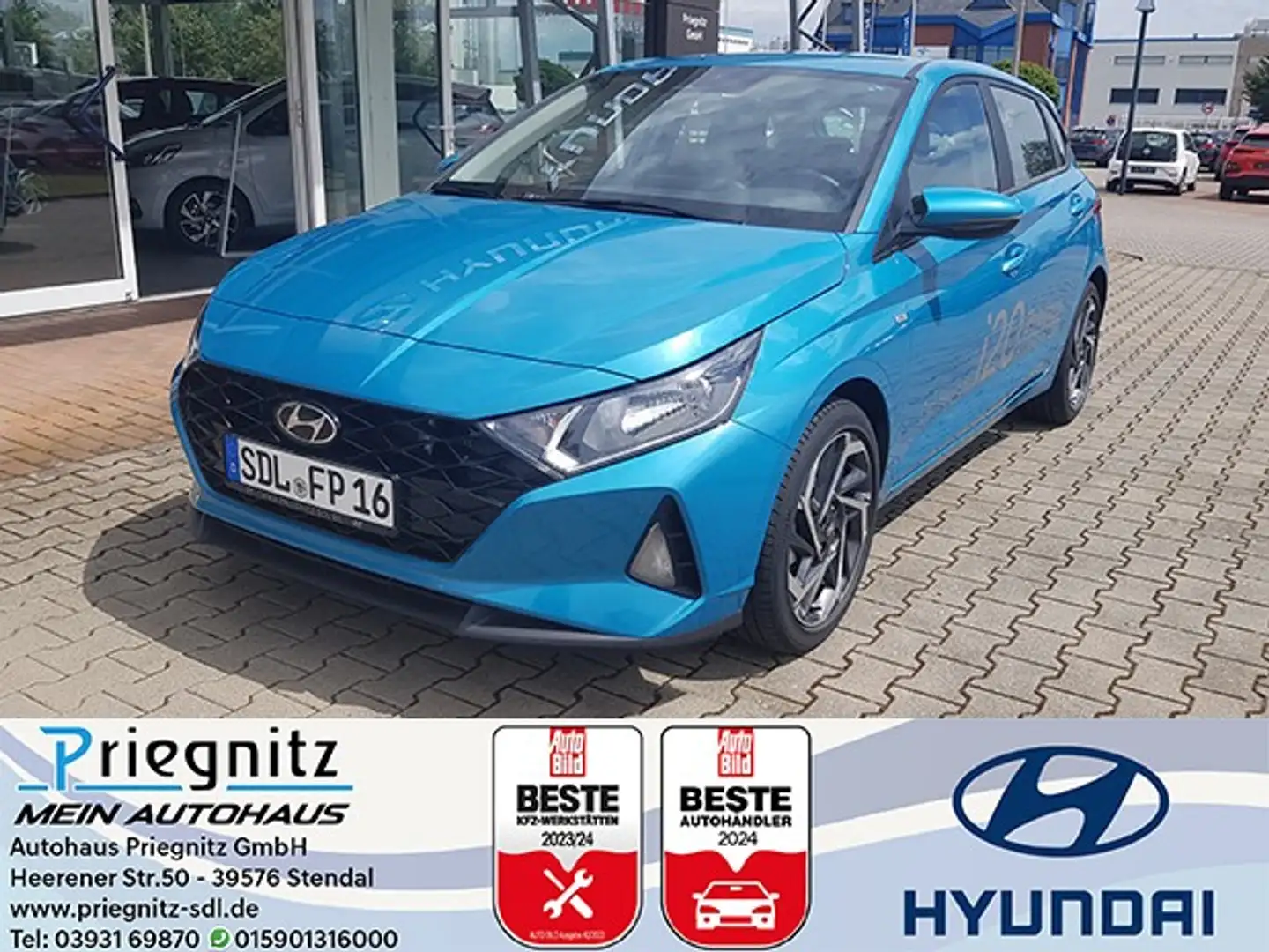 Hyundai i20 Trend 1,0 T 48V Navi, Komfortpaket Bleu - 1