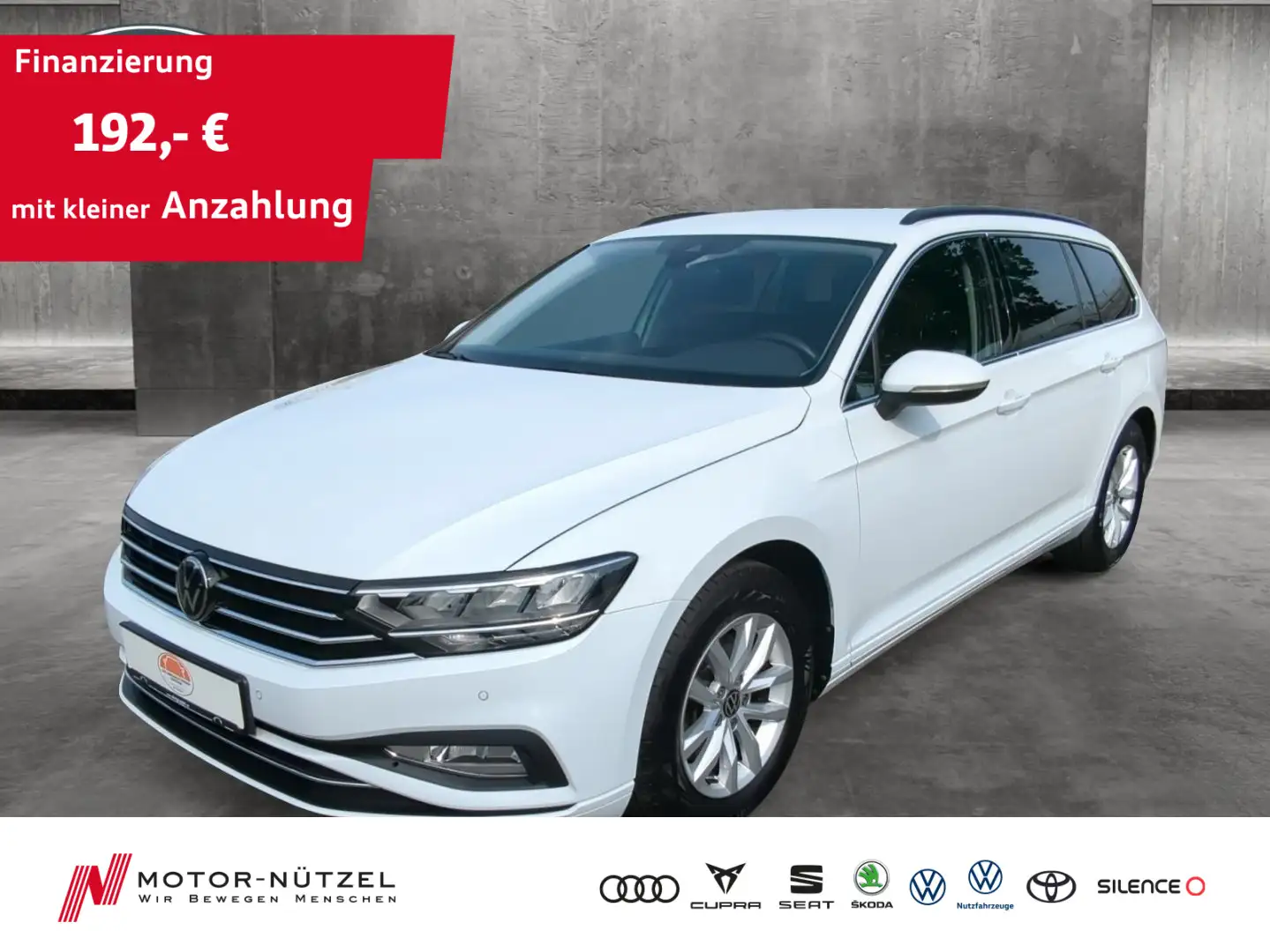 Volkswagen Passat Variant 2.0TDI DSG LED+NAV+ACC+RFK+STDHZG Weiß - 1