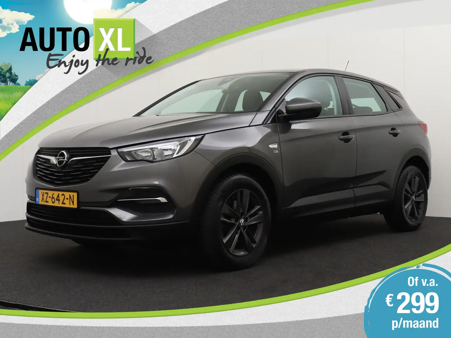 Opel Grandland X 1.2 Turbo Aut. 120 Jaar Edition Carplay Cruise LED Grijs - 1