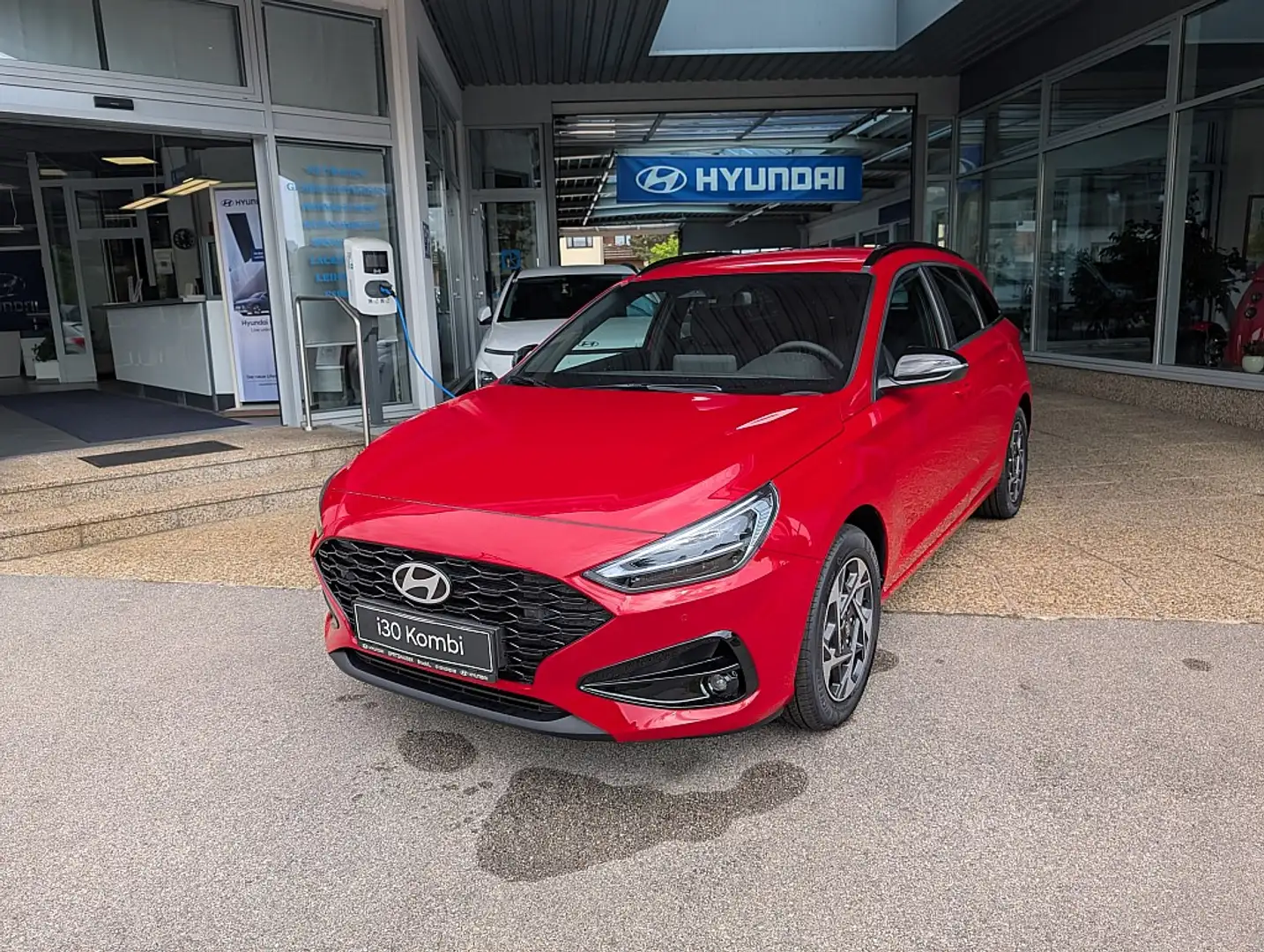 Hyundai i30 Kombi 1,0 TGDI Business Line Rood - 2