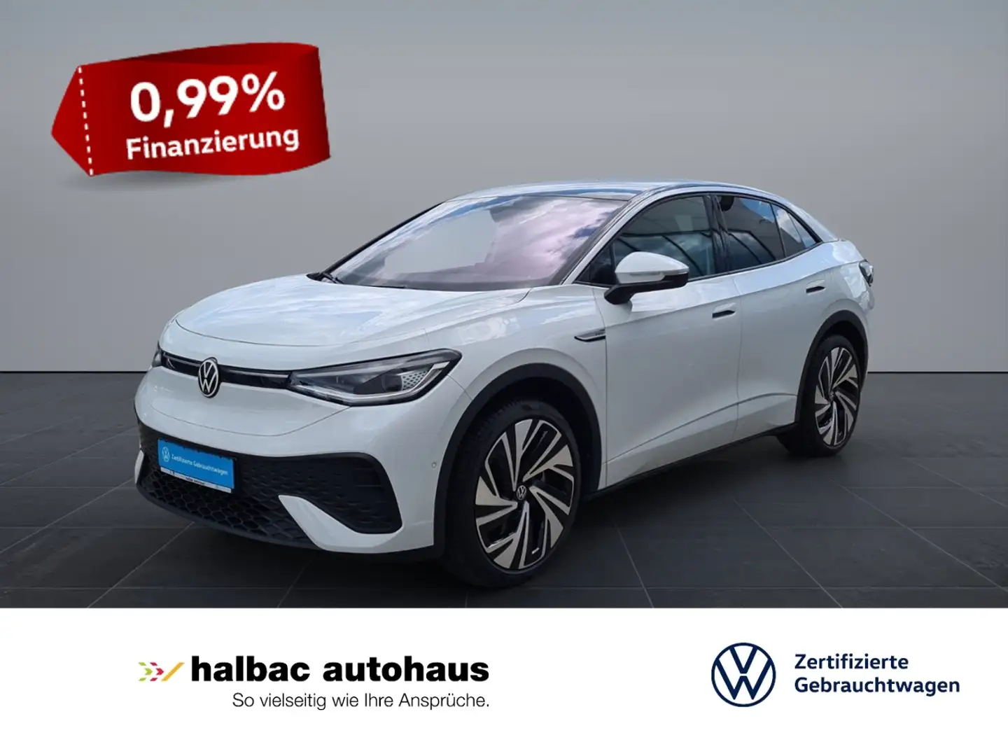Volkswagen ID.5 Pro 150kW  +0,99%+WÄRMEPUMPE+WR+MATRIX+AHK+NAVI Blanc - 1