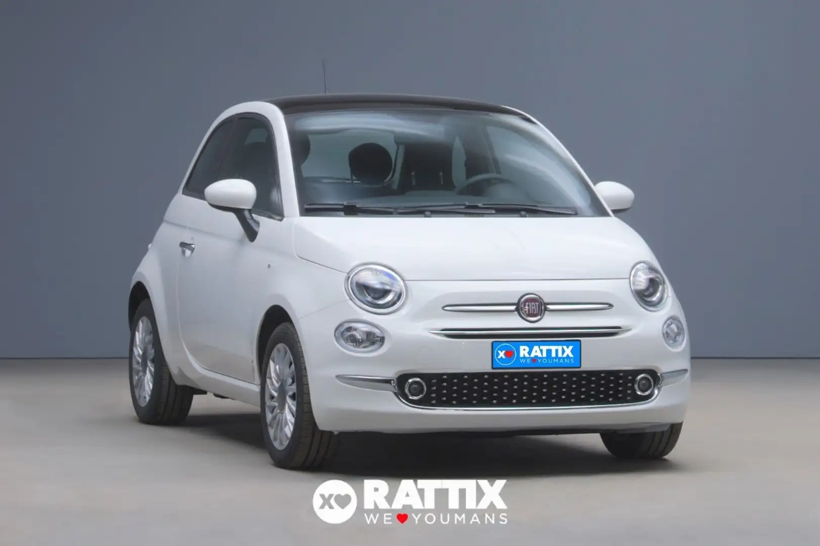 Fiat 500 1.0 Hybrid 70CV Dolcevita + tetto panoramico Wit - 1
